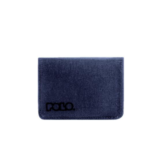 Πορτοφόλι SMALL RFID POLO μπλε