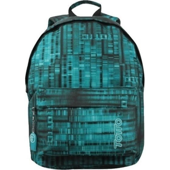 Σχολική τσάντα TOTTO Morral πράσινο σχέδιο 32x40x13cm 0581307