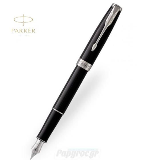 Πένα Parker NEW SONNET CORE Black Lacquer CT 18Κ 1931500