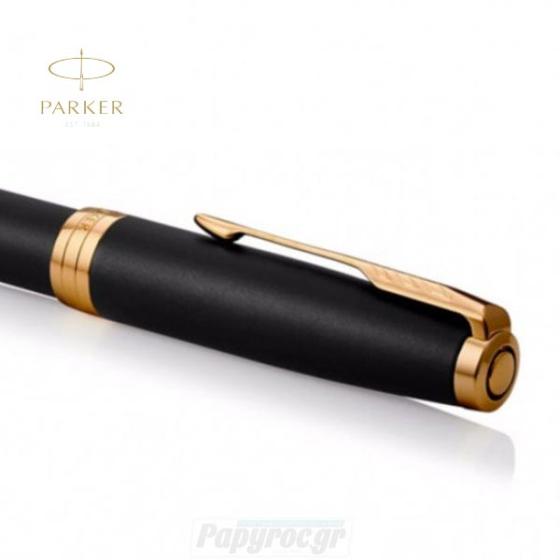 Στυλό RollerBall Parker NEW SONNET CORE Black GT 18Κ 1931496