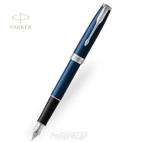 Πένα Parker NEW SONNET CORE Blue Lacquer CT 18Κ 1945364