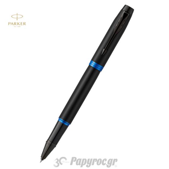 Στυλό Roller Ball Parker IM Vibrant Rings Marine Blue PVD 2172860