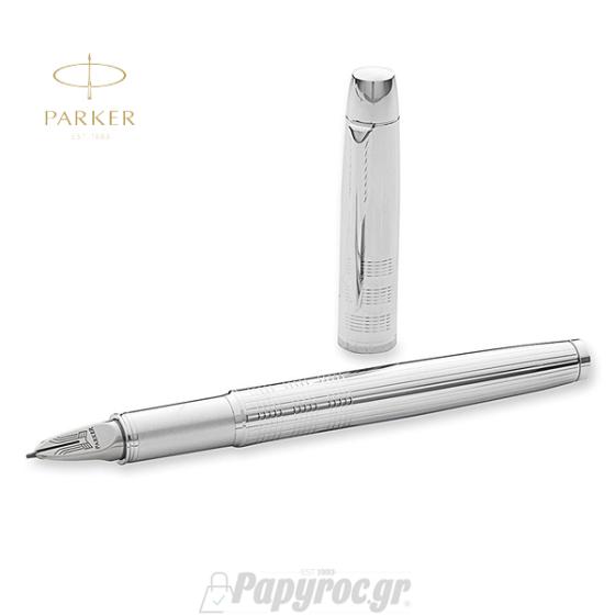 Πένα Parker NEW I.M PREMIUM Shiny Chrome Metal Chiselled 5ΤΗ Element S0976080