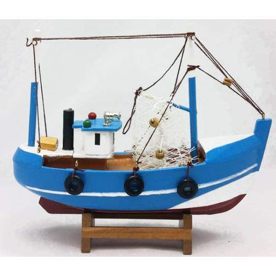 Ξύλινη βάρκα καϊκι No2 16cmX14cm