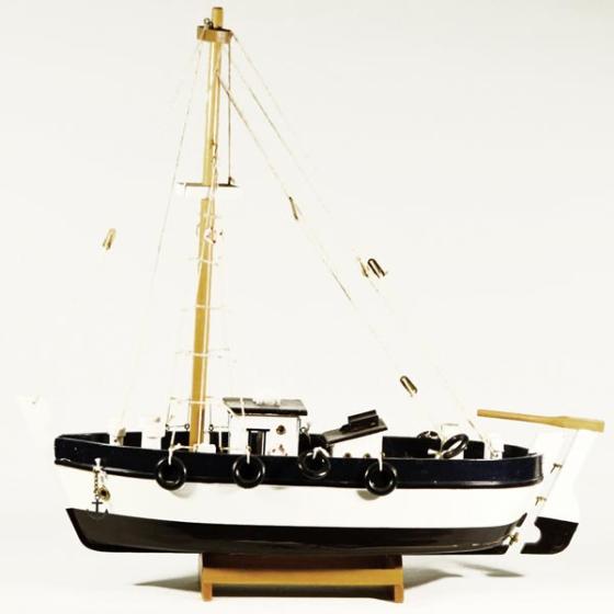Ξύλινη βάρκα καϊκι 43cmX39cm