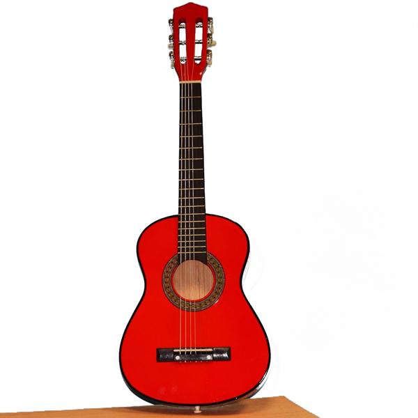 Ξύλινη Μουσική κιθάρα Κόκκινη 78.0cm