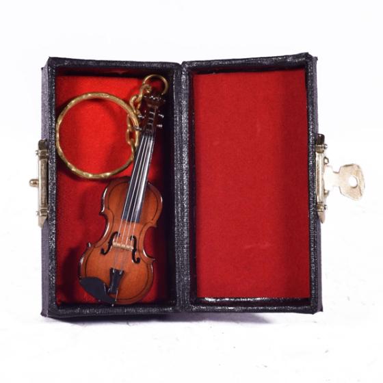 Vintage διακοσμητικό - Μπρελόκ Βιολί 7cm