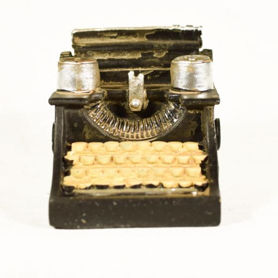 Vintage Διακοσμητικό μινιατούρα πολυεστερικό Γραφομηχανή 10,3 cm