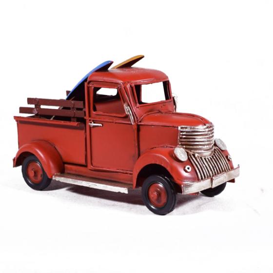 Vintage Διακοσμητικό Φορτηγάκι Κόκκινο 16.5cm