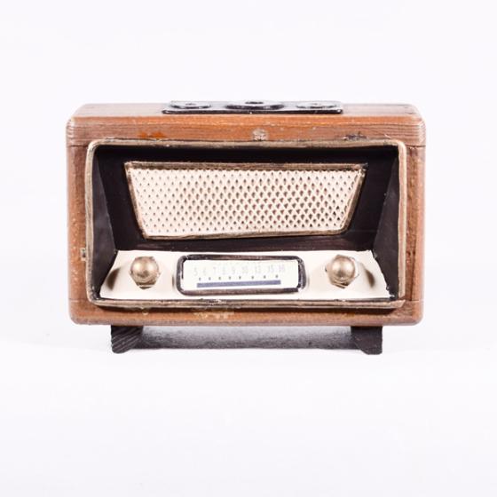 Vintage Διακοσμητικό Ραδιόφωνο 12.5cm
