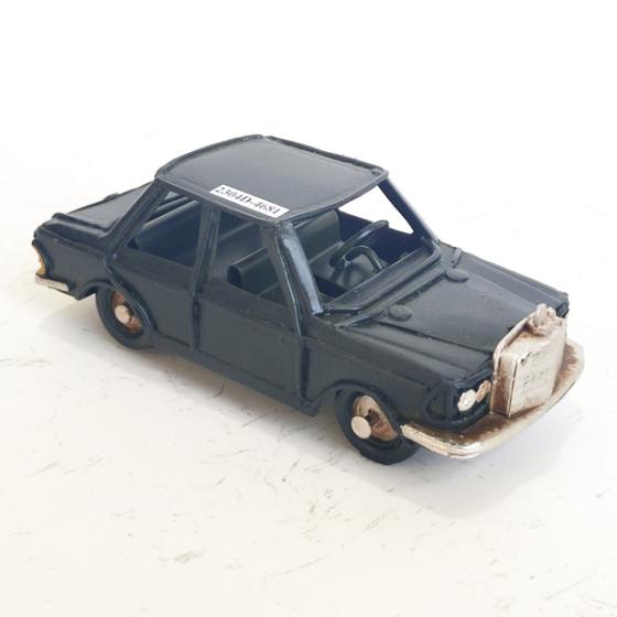 Vintage Διακοσμητικό - Αυτοκινητάκι Μαύρο μεταλλικό 11.5 × 5 × 4 cm
