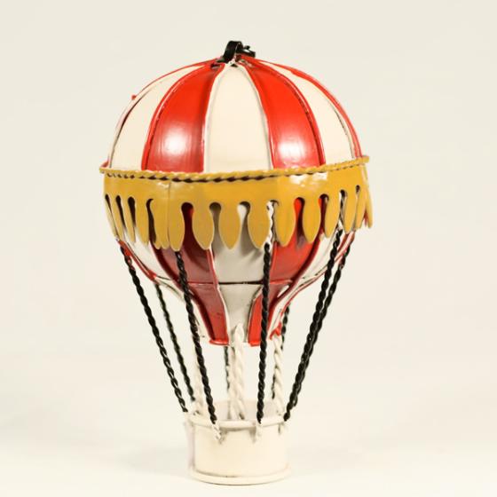 Vintage Διακοσμητικό Αερόστατο Κρεμαστό 13.0cm