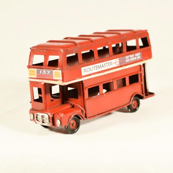 Vintage Διακοσμητικό Λεωφορείο Λονδίνου Κόκκινο 11.5cm