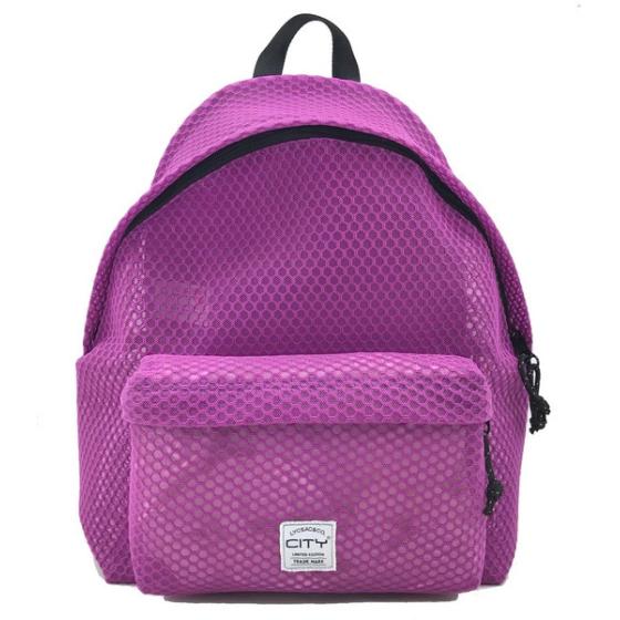 Σχολική τσάντα πλάτης CITY 41x30x15 THE DROP SPECIAL 20817 PURPLE DOTS