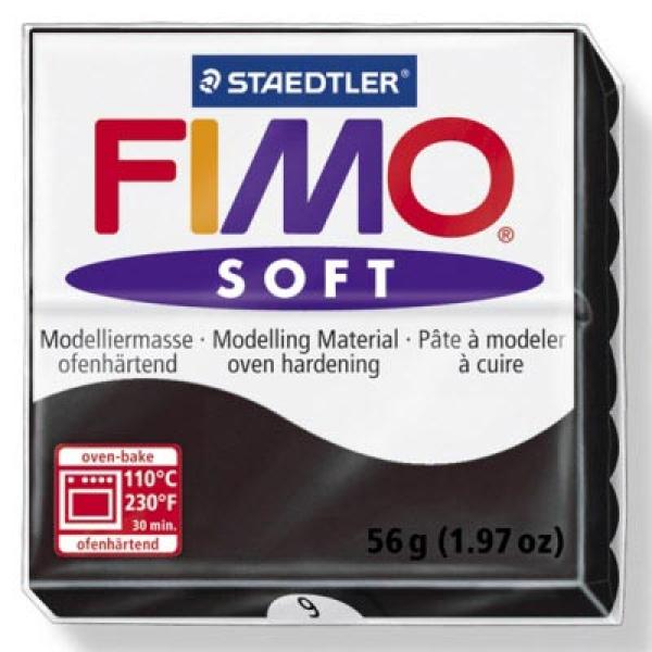 Πηλός Μαύρος STAEDTLER 56gr FIMO-SOFT 8020