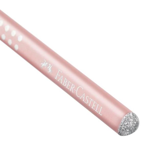 Μολύβι FABER CASTELL Sparkle B ροζ απαλό 118201