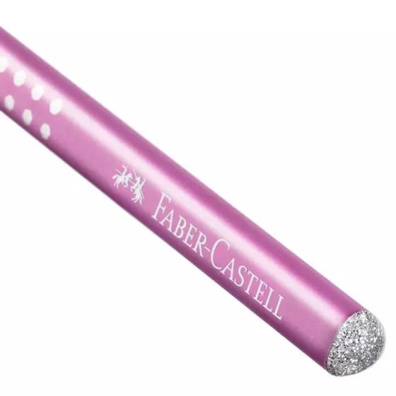 Μολύβι FABER CASTELL Sparkle B ροζ 118212