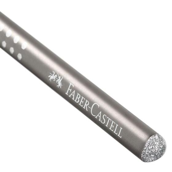 Μολύβι FABER CASTELL Sparkle B ασημί 118213
