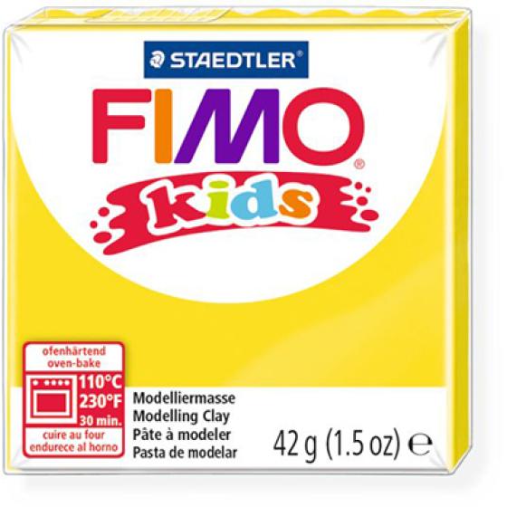 Πηλός Κίτρινος STAEDTLER 42gr FIMO-KIDS 8030