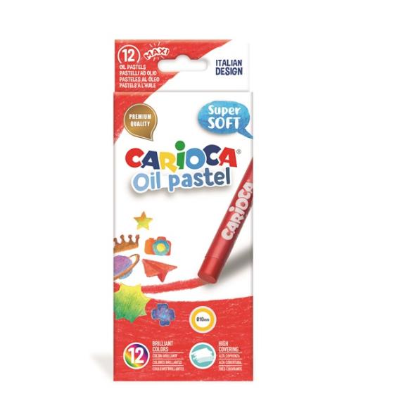 Λαδοπαστέλ CARIOCA OIL PASTEL SUPER SOFT 43277 12 χρώματα