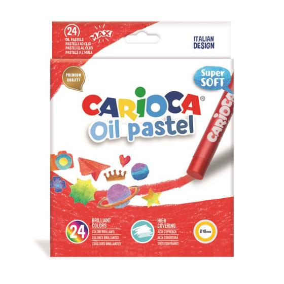 Λαδοπαστέλ CARIOCA OIL PASTEL SUPER SOFT 43278 24 χρώματα