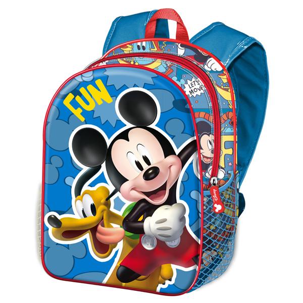 Σχολική τσάντα Δημοτικού πλάτης KARACTERMANIA 2022 *MICKEY FUN* 31cm X 40cm X 15cm