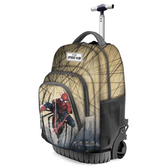 Σχολική τσάντα τρόλλεϋ KARACTERMANIA SPIDERMAN FAN GTS Webslinge 2023 47cm X 32cm X 27cm