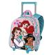 Σχολική τσάντα τρόλεϋ Νηπιαγωγείου KARACTERMANIA 2023 *DISNEY PRINCESS* 3D 26cm X 34cm X 13cm