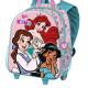 Σχολική τσάντα τρόλεϋ Νηπιαγωγείου KARACTERMANIA 2023 *DISNEY PRINCESS* 3D 26cm X 34cm X 13cm