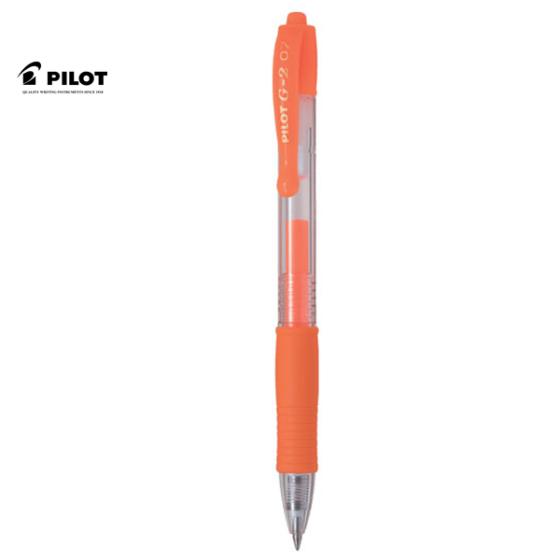 Στυλό GEL PILOT G-2 0.7mm NEON Πορτοκαλί