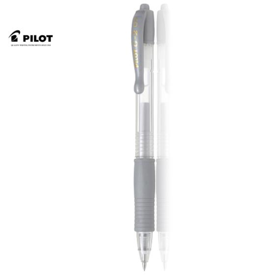 Στυλό GEL PILOT G-2 0.7mm METALLIC Ασημί