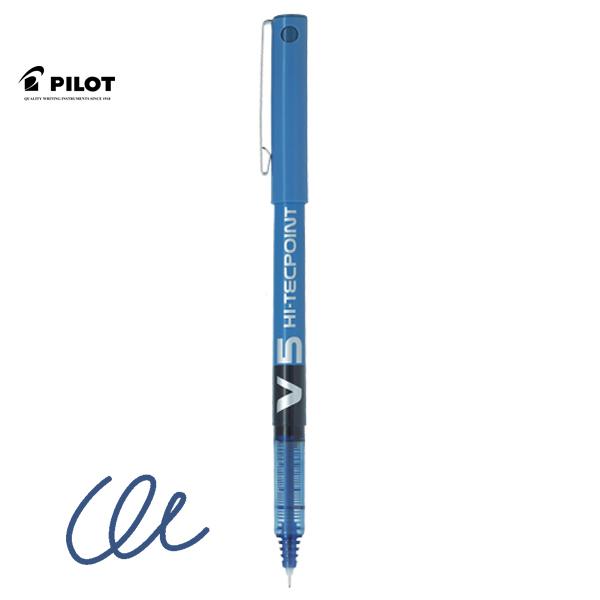Στυλό υγρής μελάνης PILOT HI-TECPOINT V5 0.5mm ΜΠΛΕ