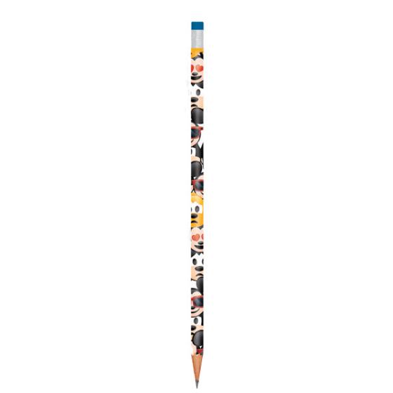 Σχολικό μολύβι MUST με γόμα 2 σχέδια EMOJI 562026