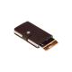 Secrid Miniwallet Original Δερμάτινο Unisex Πορτοφόλι Καρτών με RFID και Μηχανισμό Slide Καφέ