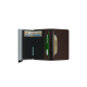 Secrid Slimwallet Vintage Δερμάτινο Unisex Πορτοφόλι Καρτών με RFID και Μηχανισμό Slide Dark Brown