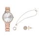 Σετ δώρου Γυναικείο Excellanc με ρολόι, κολιέ και σκουλαρίκια 1800153-001