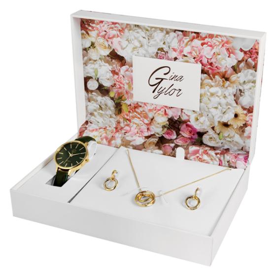 Σετ δώρου Γυναικείο Gina Tylor με ρολόι, κολιέ και σκουλαρίκια 1900255-003