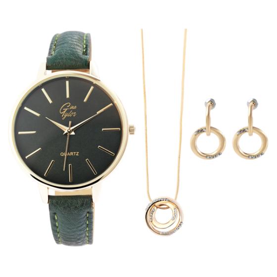 Σετ δώρου Γυναικείο Gina Tylor με ρολόι, κολιέ και σκουλαρίκια 1900255-003