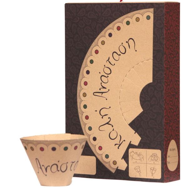Χειροποίητη Πασχαλινή Λαμπάδα SYNCHRONIA Αρωματική 20 Vintage μαγνητάκι \"Break\"" + Κουτί δώρου