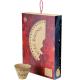 Χειροποίητη Πασχαλινή Λαμπάδα SYNCHRONIA Αρωματική (lg) Πορσελάνινο στολίδι για δύο - Αστέρι & Καρδιά + Κουτί δώρου