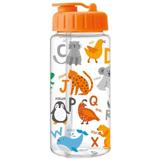 Παιδικό παγουρίνο i DRINK ID2101 TRITAN BOTTLE 400ml ALPHABET (BPA & BPS FREE)