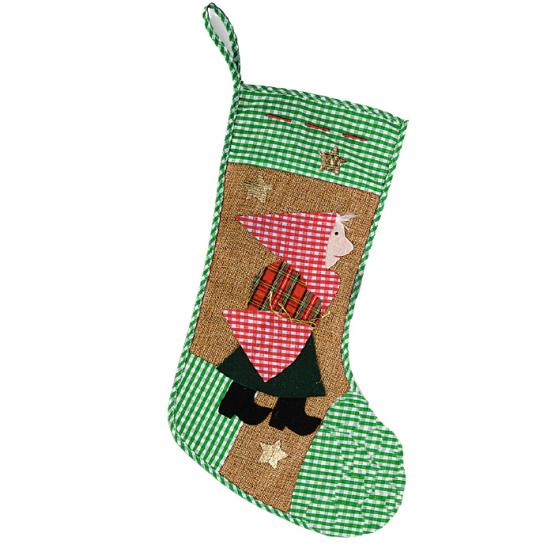 Χριστουγεννιάτικη κάλτσα Carnival Toys Βαμβακερή 46cm