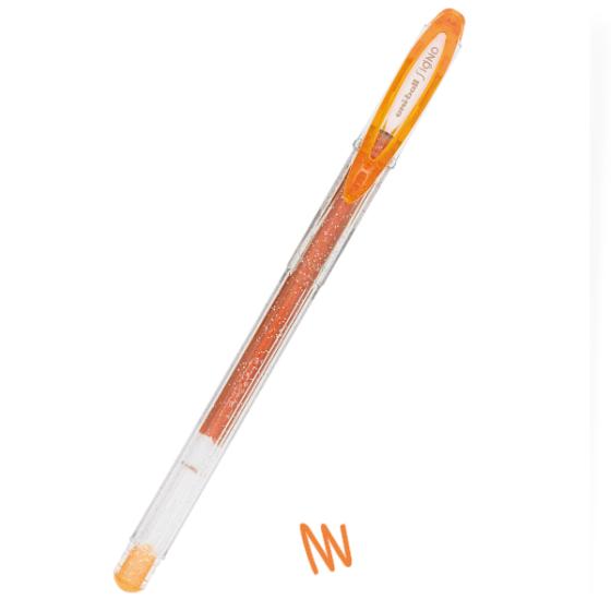 Στυλό Gel UNI UM-120SP SPARKLING 1.0 Πορτοκαλί