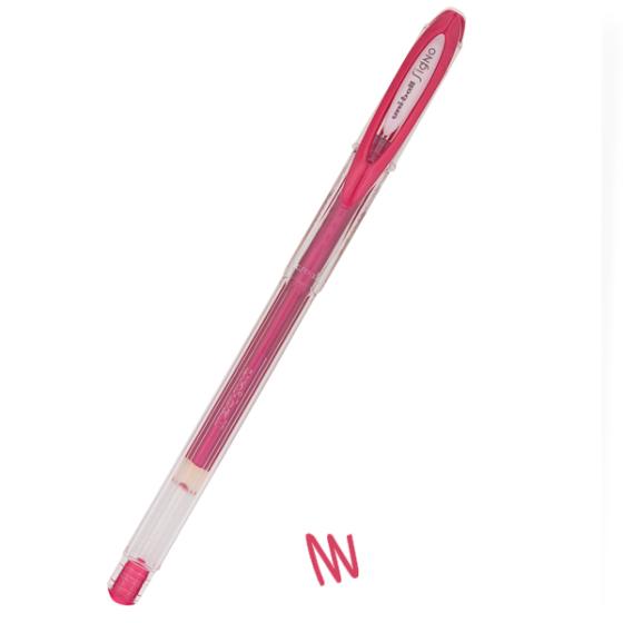 Στυλό Gel UNI UM-120ΝΜ NOBLE METAL 0.8 Κόκκινο