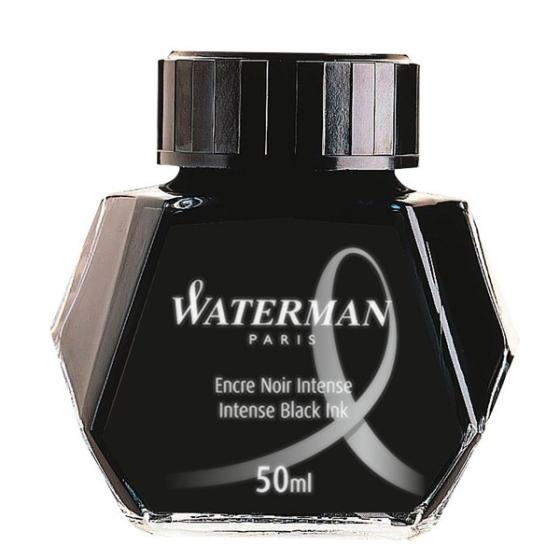 Μελάνι πένας σε μπουκάλι WATERMAN μαύρο 50ml S0110710