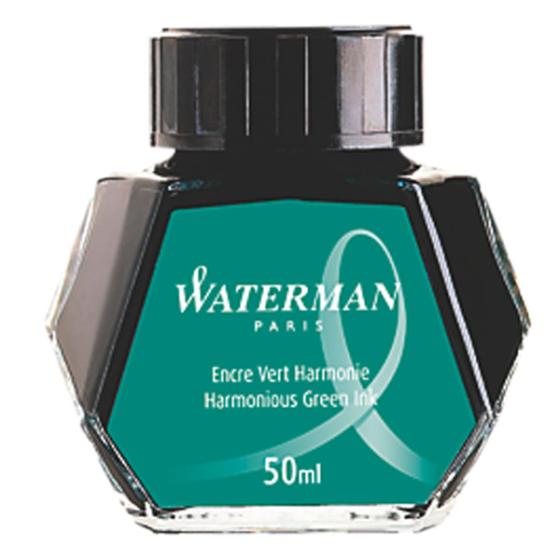 Μελάνι πένας σε μπουκάλι WATERMAN πράσινο 50ml S0110770