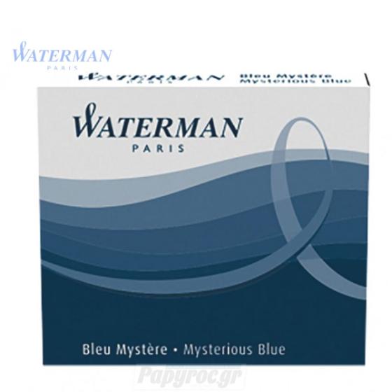 Μελάνι πένας WATERMAN μπλε σκούρο (8 ανταλλακτικά) S0110910