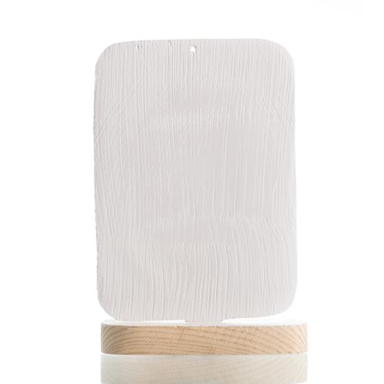 Χειροποίητο ξύλινο διακοσμητικό Καδράκι με βάση "Φτιάξ'το όπως θες" 16cm + κουτί δώρου με κορδέλα